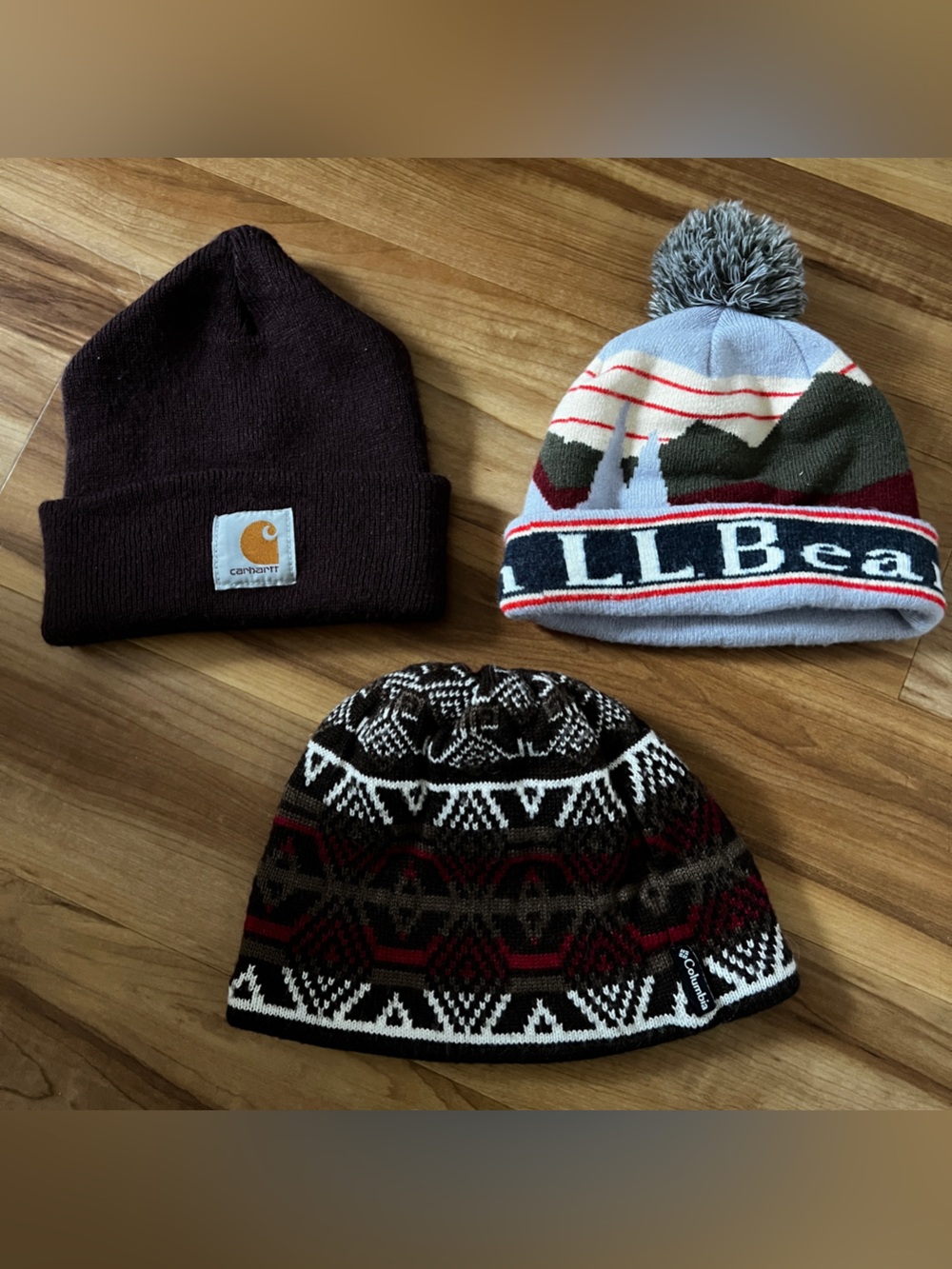 Carhartt, L.L. Bean, Columbia Women’s Winter Hat Bundle